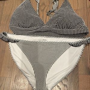 Black gingham Aerie bikini